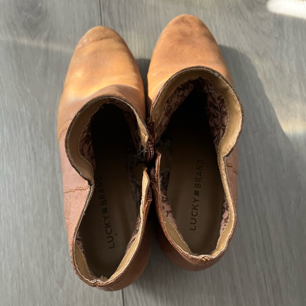 Lucky Brand Leather Boots Women - Picture 3 of 8